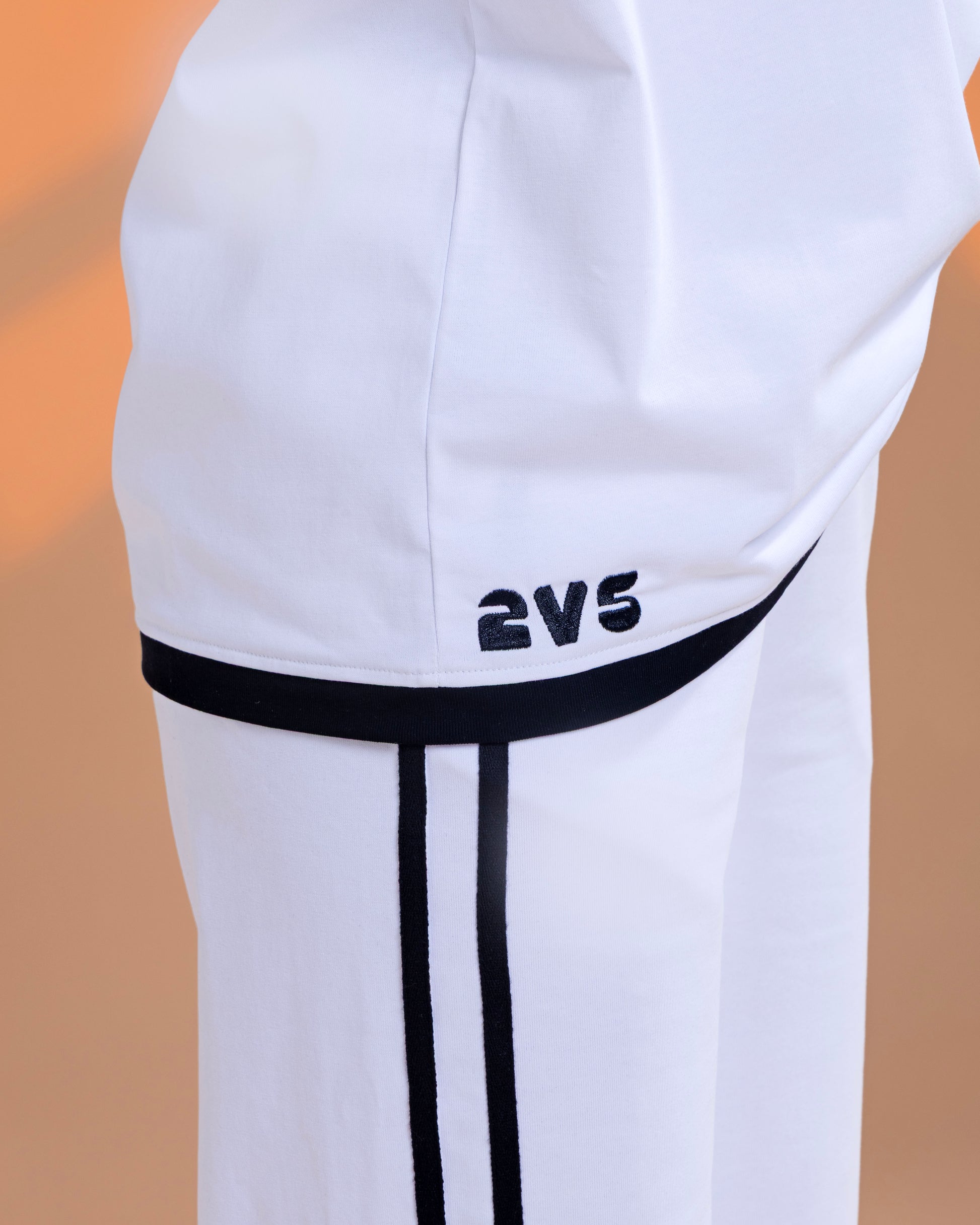 Women's White Two-Piece Set – T-Shirt & Pants